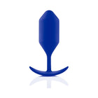 b-Vibe Snug Plug 4 Weighted Silicone Anal Plug Navy