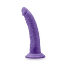Au Naturel Bold Jack 7 in. Posable Dual Density Dildo Purple