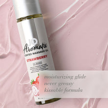 JO Aromatix Strawberry Scented Massage Oil 4 oz.