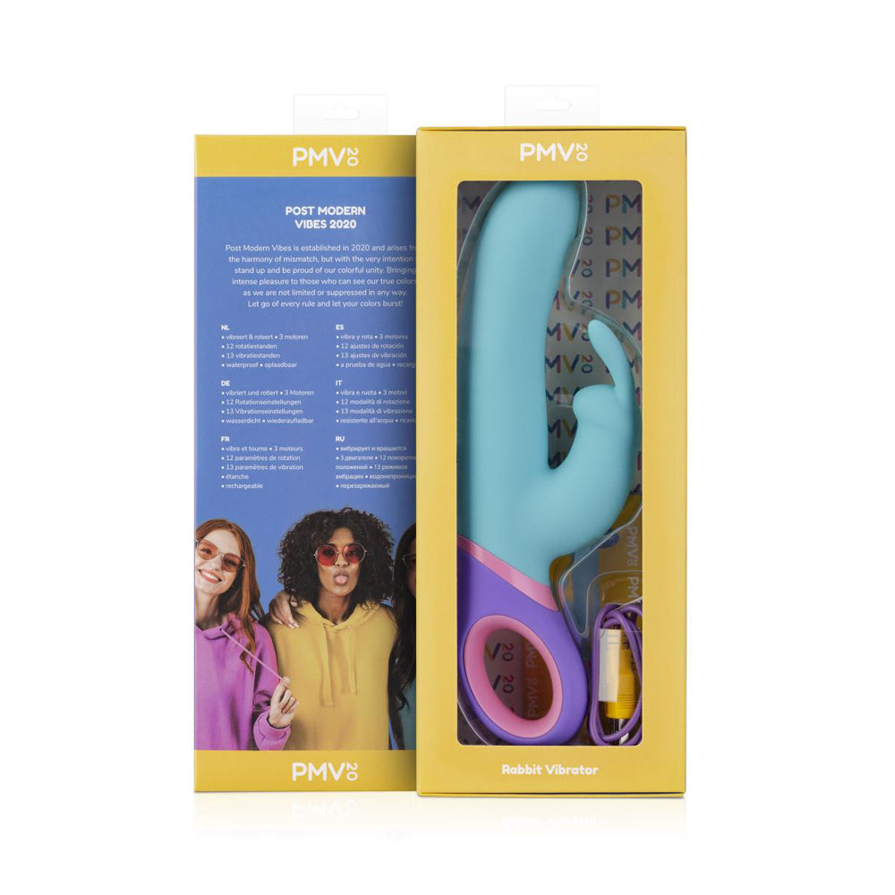 PMV20 MetaÂ Rabbit Vibrator Silicone Teal