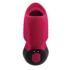 Gender X Body Kisses Rechargeable Vibrating Silicone Suction Massager Red