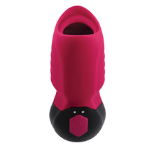 Gender X Body Kisses Rechargeable Vibrating Silicone Suction Massager Red