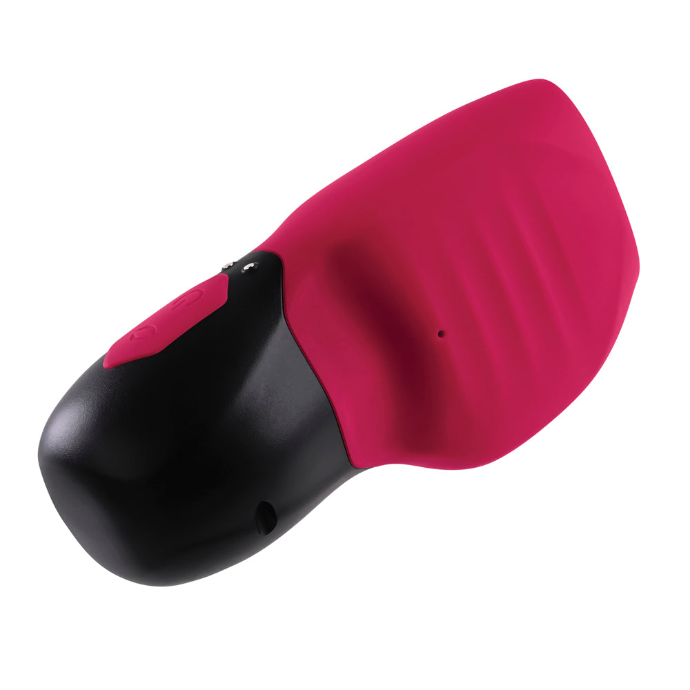 Gender X Body Kisses Rechargeable Vibrating Silicone Suction Massager Red