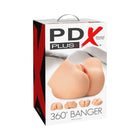 PDX Plus 360Âº Banger Dual Entry Masturbator Beige