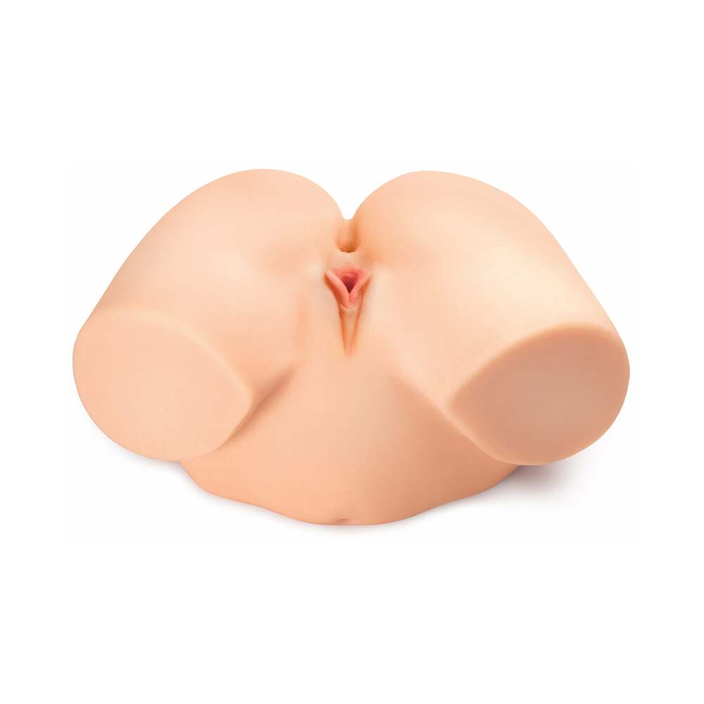 PDX Plus 360Âº Banger Dual Entry Masturbator Beige