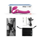 Strap-On-Me Multi Orgasm Bendable Strapless Strap-On Fuchsia Medium