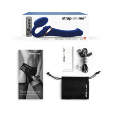 Strap-On-Me Multi Orgasm Bendable Strapless Strap-On Night Blue Medium
