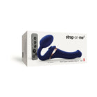 Strap-On-Me Rechargeable Remote-Controlled Multi Orgasm Bendable Strapless Strap-On Night Blue Small