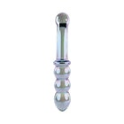 Gender X Lustrous Galaxy Wand 7.3 in. Dual-Ended Glass Dildo Multi-Color