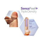 Dr. Skin Plus Realistic 6 in. Triple Density Posable Dildo Beige