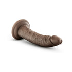 Dr. Skin Plus Realistic 7 in. Triple Density Posable Dildo Brown