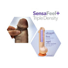 Dr. Skin Plus Realistic 7 in. Triple Density Posable Dildo Brown