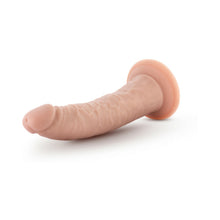 Dr. Skin Plus Realistic 7 in. Triple Density Posable Dildo Beige