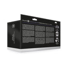 Ouch! Textured Curved 8 in. Hollow Strap-On Metallic Blue