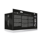 Ouch! Curved 8 in. Hollow Strap-On Gunmetal