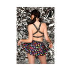 Fantasy Lingerie Vibes Why U Trippin'' Skater Skirt Black S/M