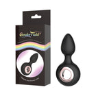 Gender Fluid Tremor Rechargeable Silicone Anal Rimmer Vibrating Plug Black