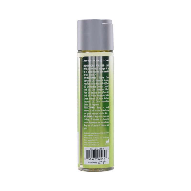 Evolved Anoint Perfumery Lime Infused Coconut Massage Oil 4 oz.