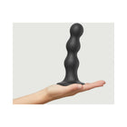 Strap-On-Me Hybrid Collection Silicone Dildo Plug Balls Black Large