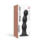 Strap-On-Me Hybrid Collection Silicone Dildo Plug Balls Black X-Large