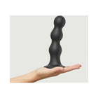 Strap-On-Me Hybrid Collection Silicone Dildo Plug Balls Black X-Large