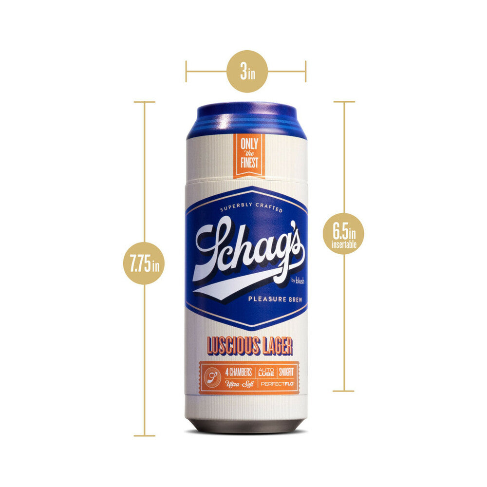 Schag''s Luscious Lager Self-Lubricating Stroker Frosted