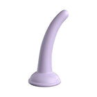 Dillio Platinum Collection Curious Five 5 in. Silicone Dildo Purple
