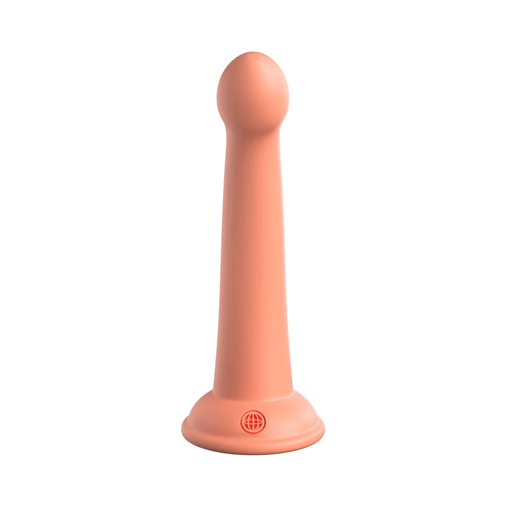Dillio Platinum Collection Secret Explorer 6 in. Silicone Dildo Peach