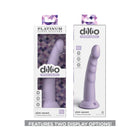 Dillio Platinum Collection Slim Seven 7 in. Silicone Dildo Purple