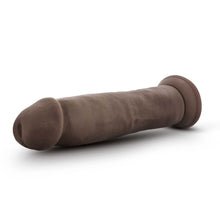 Dr. Skin Plus Thick 9 in. Triple Density Posable Dildo Brown