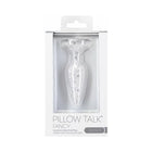 Pillow Talk Fancy Glass Anal Plug with Glitter and Gem Base