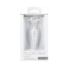 Pillow Talk Fancy Glass Anal Plug with Glitter and Gem Base