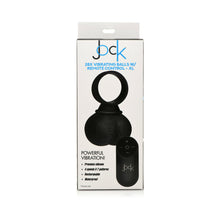 Jock 28X Vibrating Silicone Balls with Remote Control XL Black