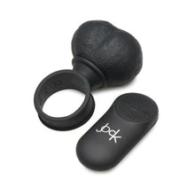 Jock 28X Vibrating Silicone Balls with Remote Control XL Black