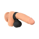 Jock 28X Vibrating Silicone Balls with Remote Control XL Black