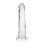 RealRock Crystal Clear Slim 6 in. Dildo Clear