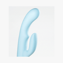 FemmeFunn Balai Rechargeable Silicone Swaying Motion Dual Stimulation Vibrator Light Blue