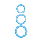 Enhancer Blue Glow Rings Set of 3