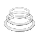 Enhancer Silicone Cockrings Clear Set of 3