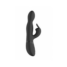 VIVE NIVA Rechargeable 360Â° Rotating Silicone Rabbit Vibrator Black