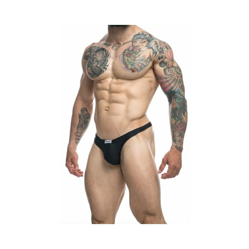 MaleBasics JUSTIN + SIMON Classic Tanga Black S