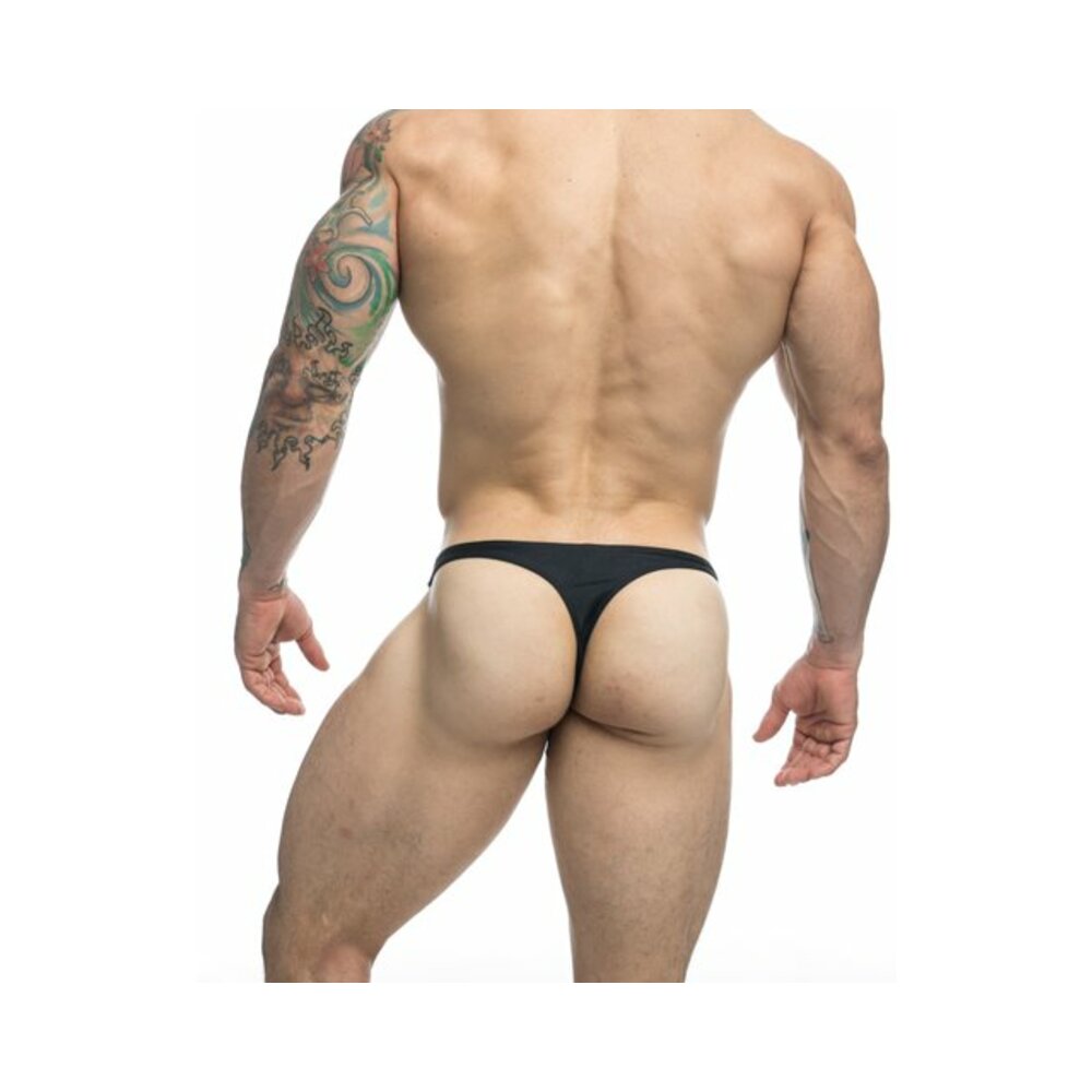 MaleBasics JUSTIN + SIMON Classic Tanga Black S