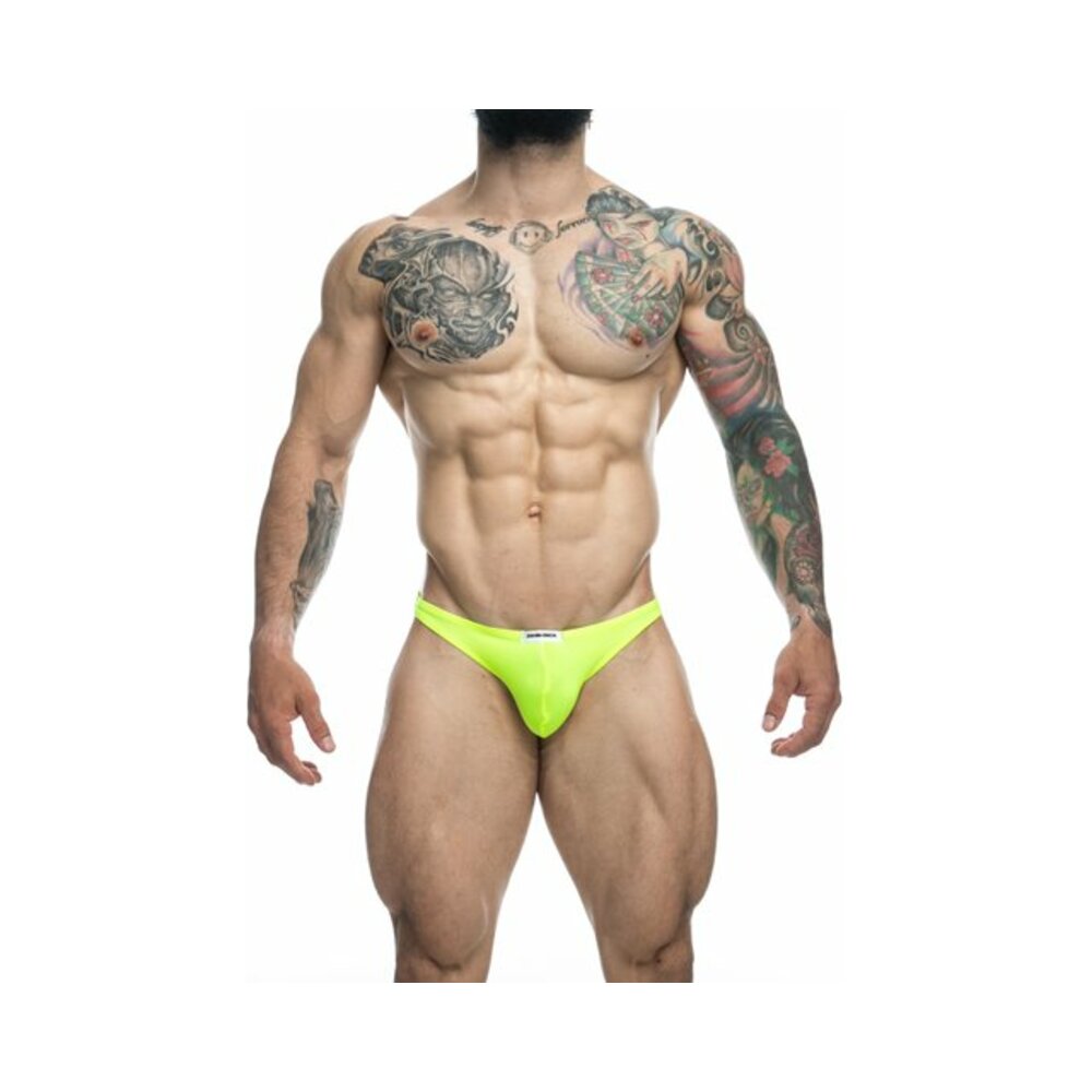 MaleBasics JUSTIN + SIMON Classic Tanga Neon Green S