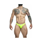 MaleBasics JUSTIN + SIMON Classic Tanga Neon Green S