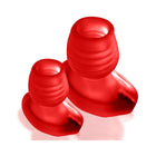 Oxballs Glowhole-2 Hollow Buttplug With LED Insert Large Red Morph