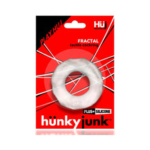 Hunkyjunk Fractal Tactile Cockring Clear Ice