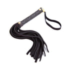 Ple''sur 11 in. Mini Leather Flogger Black