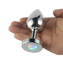 Ple''sur 3-Setting LED Light-Up Metal Anal Plug Small