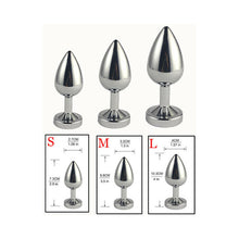 Ple''sur 3-Setting LED Light-Up Metal Anal Plug Small