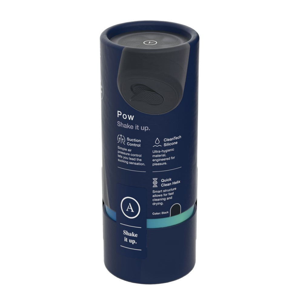 Arcwave Pow Silicone Stroker with Suction Control Black